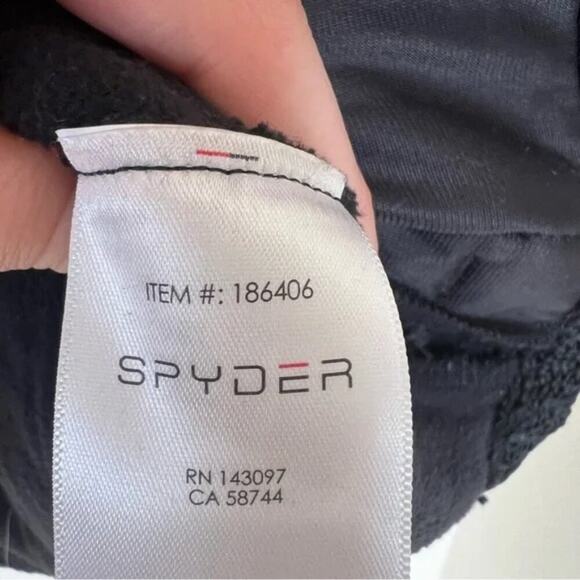 Spyder Major Cable Stryke Full Zip Jacket in Black - Picture 12 of 14